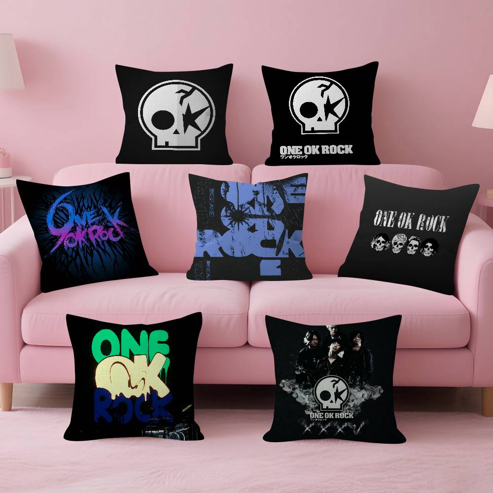 Home Textiles Designer - ONE OK ROCK logo Pillow Cover