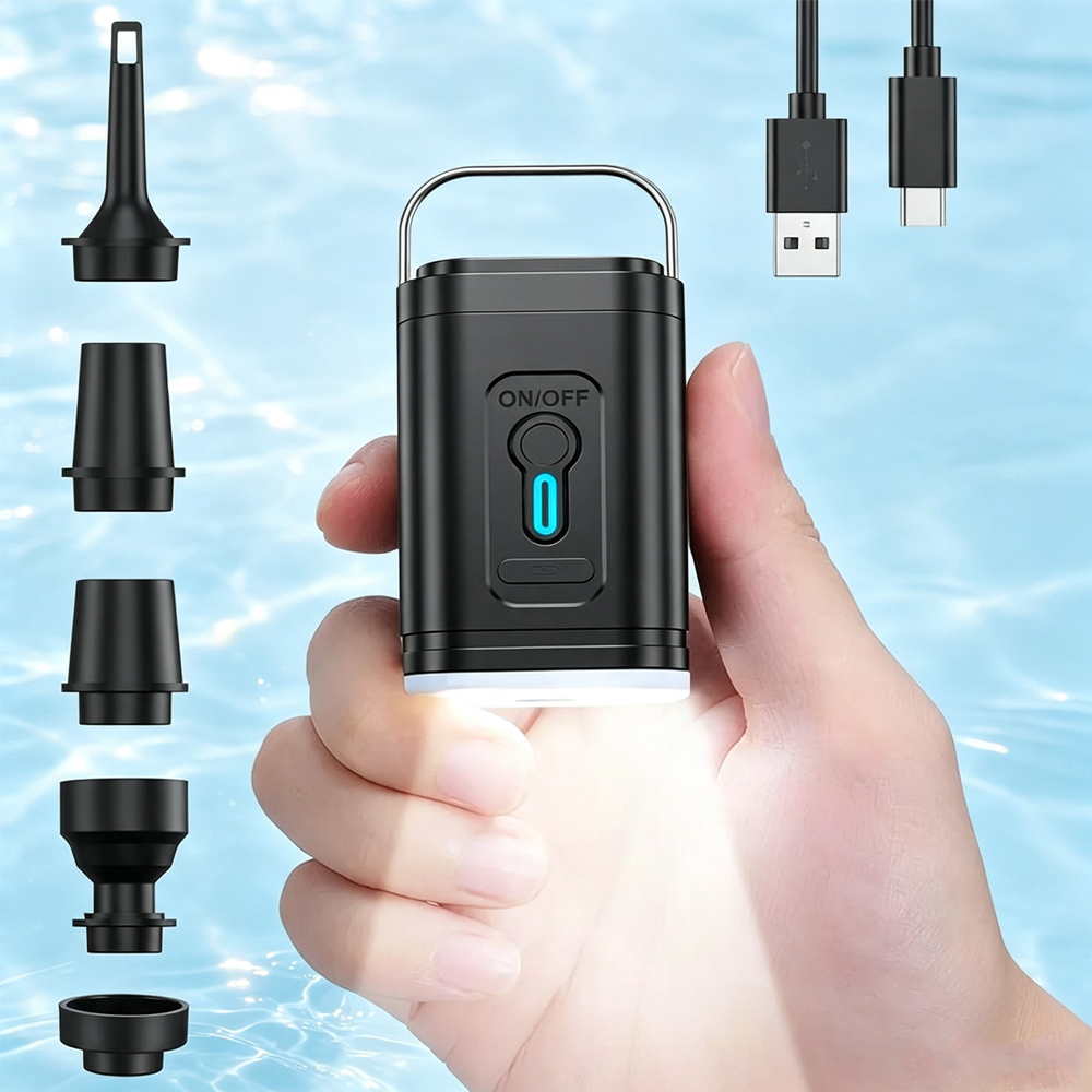 Fitted Sheet Deep - Mini Portable Air Pump 1200mAh USB