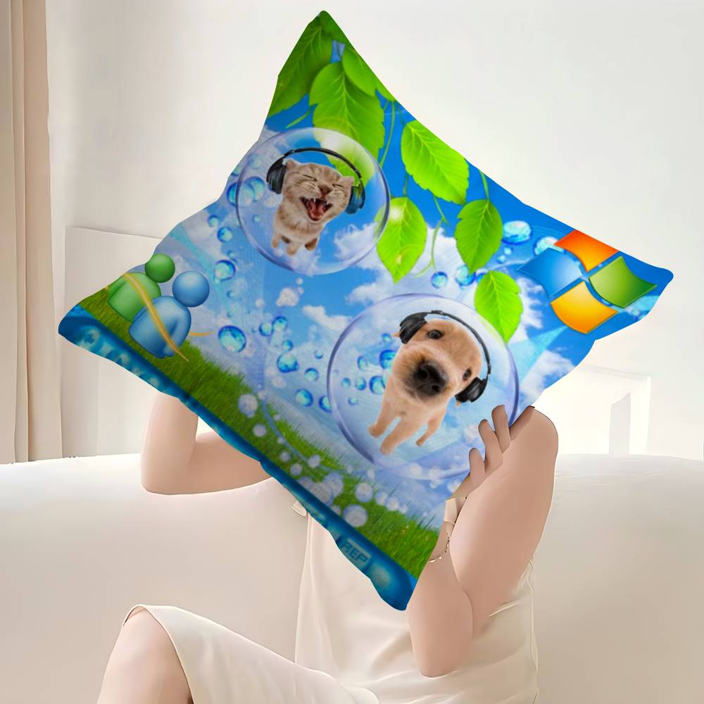 Frutiger Aero Art cushion  Pil - Home Art Textiles review and price