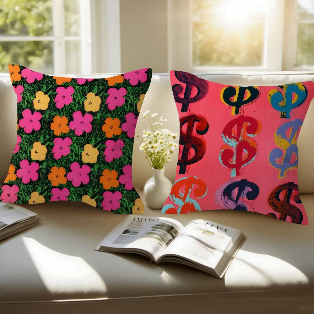 A-Andy W-Warhol Art  Cushion C - Home Art Textiles review and price