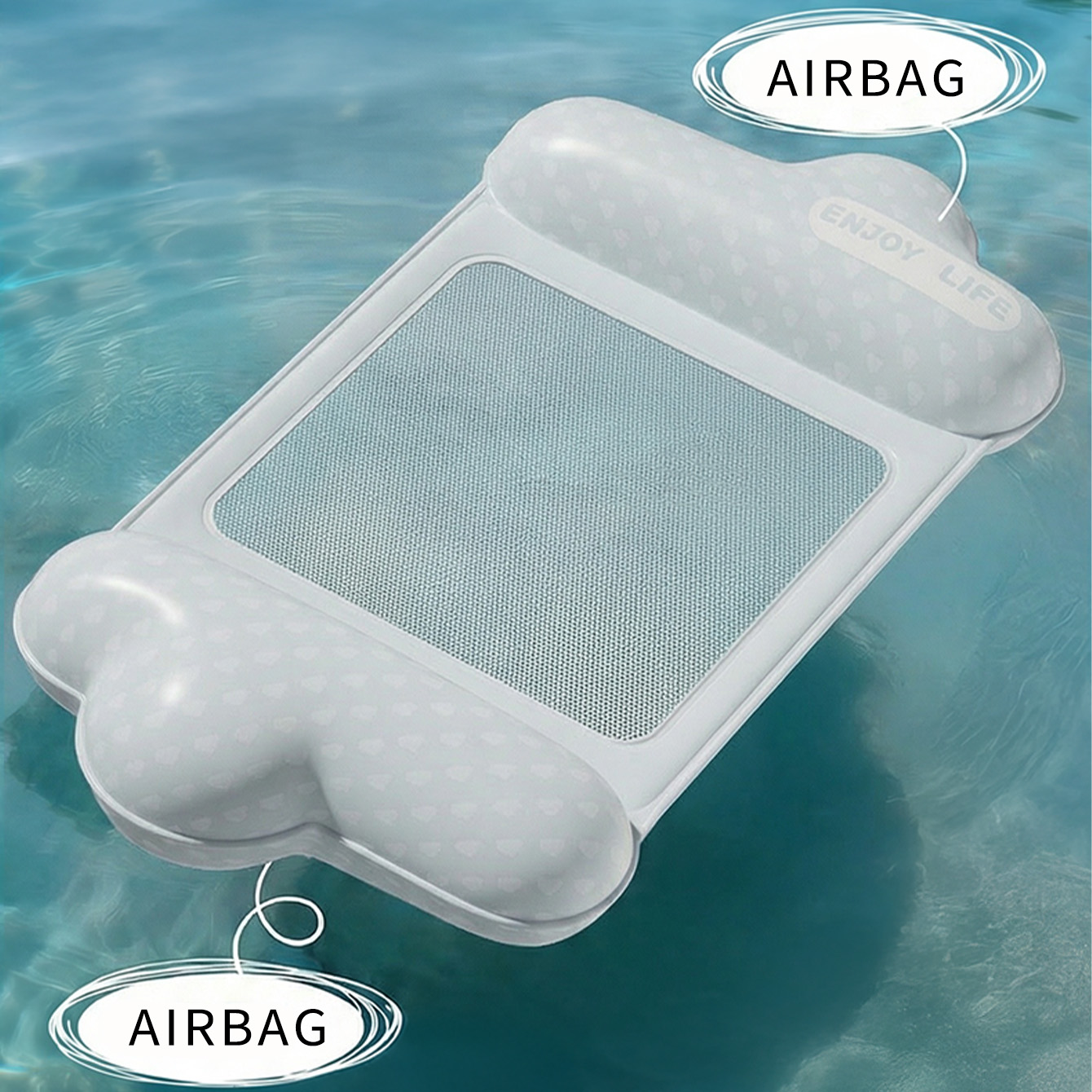 1PC Inflatable Pool Float Loun - Fitted Sheet Deep review and price