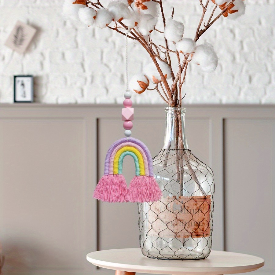 Rainbow Wind Chimes Weaving Mi - Home Art Textiles review and price