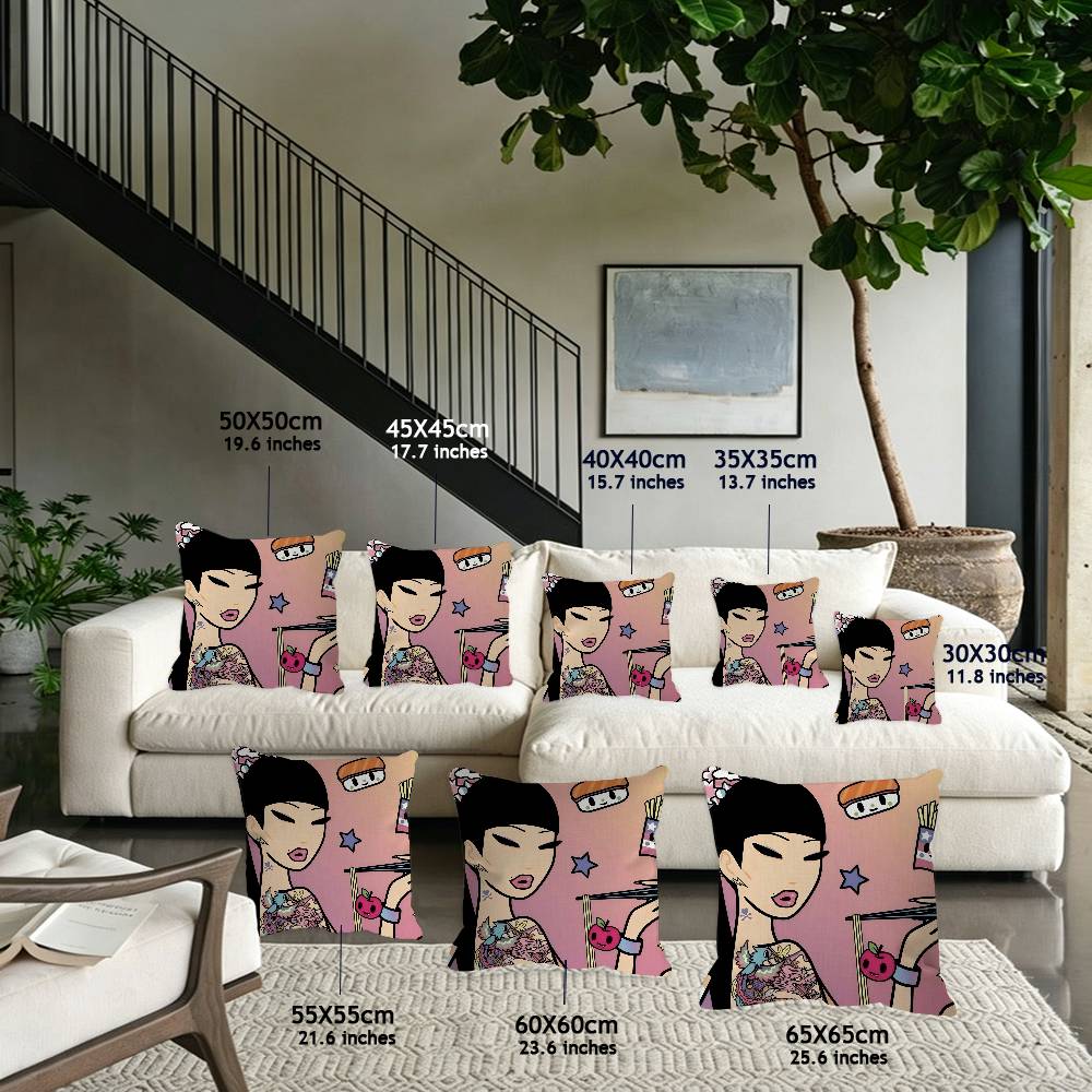Cartoon Art Kawaii soft Comfor - Home Art Textiles review and price