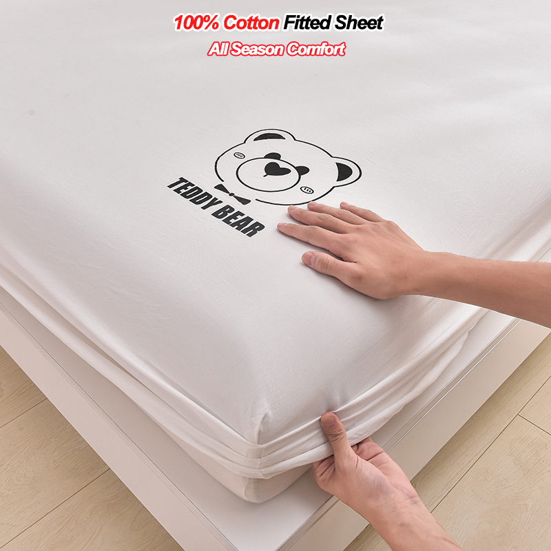 100% Cotton Fitted Sheet 28cm  - Fitted Sheet Deep review and price