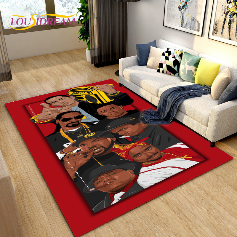 Hip Hop Art Rapper Legend Star - Home Art Textiles review and price