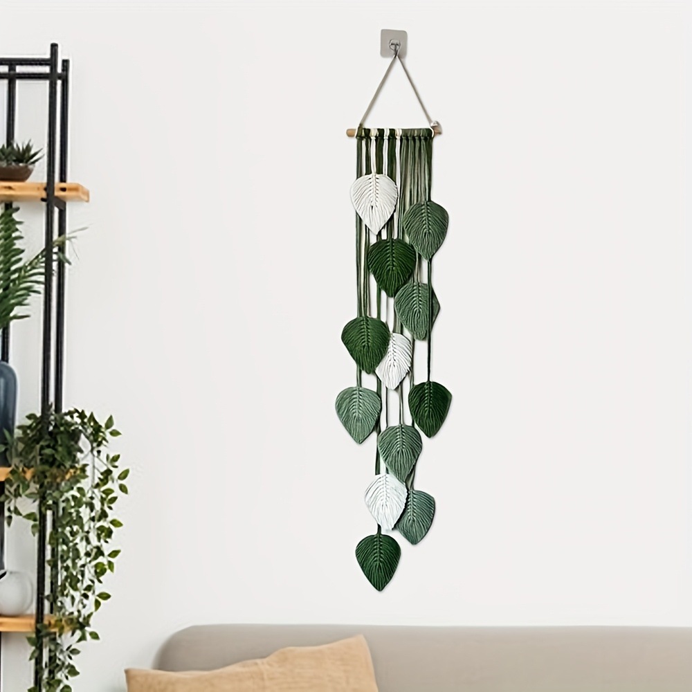 Handwoven Leaf Wall Hanging Ta - Home Art Textiles review and price