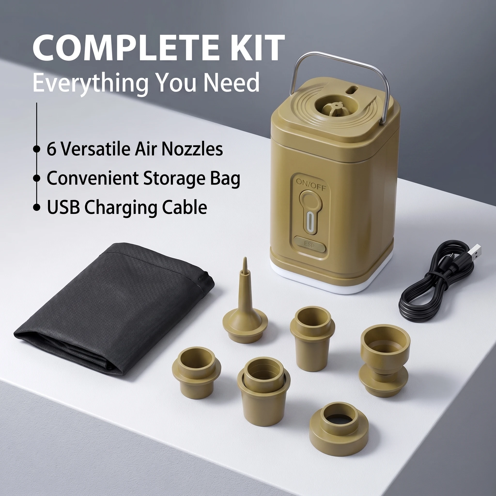 Cordless Mini Air Pump USB-C R - Fitted Sheet Deep review and price