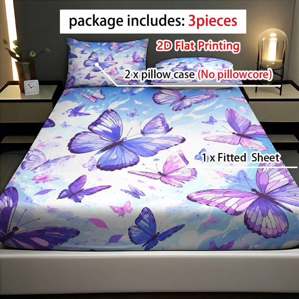 Brightly colored purple butter - Fitted Sheet Deep review and price
