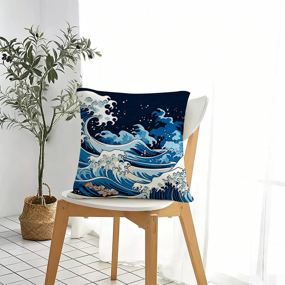 Art Katsushika H-Hokusai  Squa - Home Art Textiles review and price